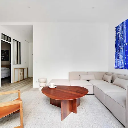 Apartament Charming With Patio - 2bd4p - Monceau Park *