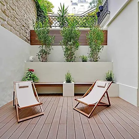 Apartament Charming With Patio - 2bd4p - Monceau Park *