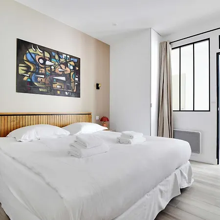 Appartement Charming With Patio - 2bd4p - Monceau Park