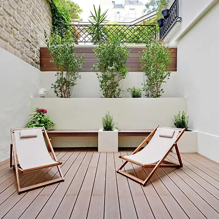 Appartement Charming With Patio - 2bd4p - Monceau Park *